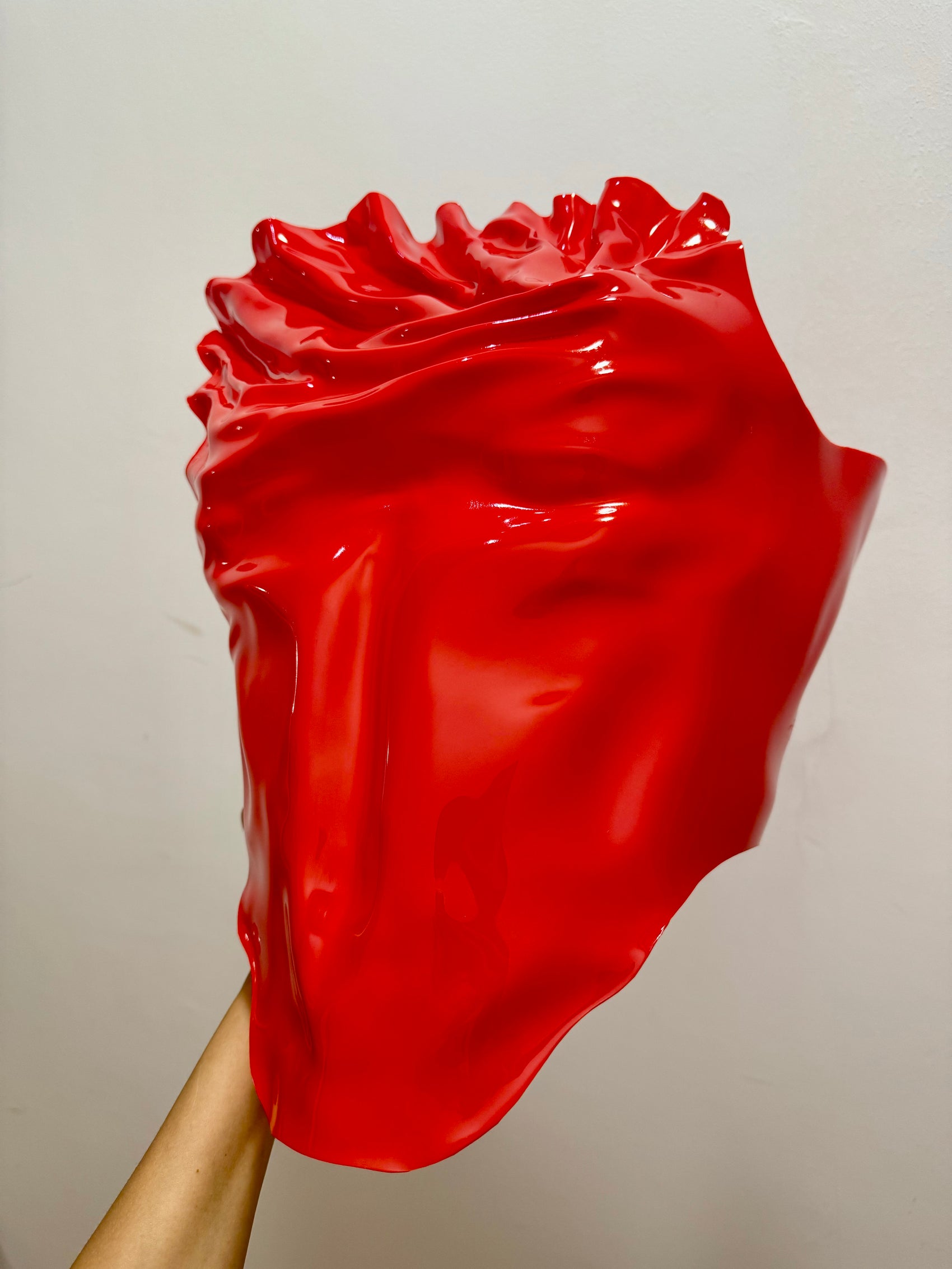 Red Sculptural Corset