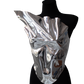 Silver Sculptural Corset – Top