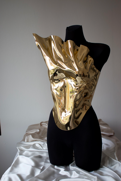 Gold Sculptural Corset – Big