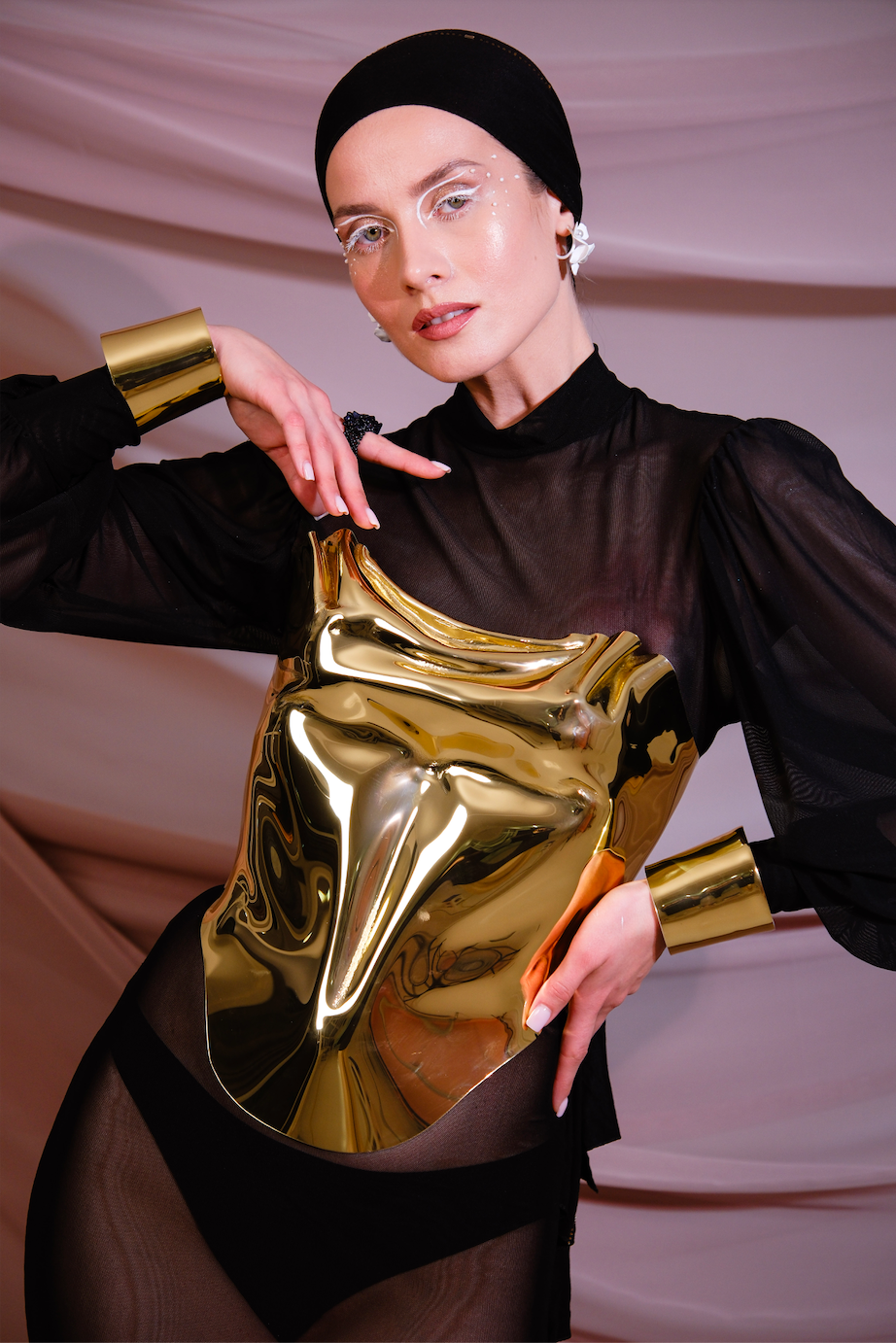 Gold Unwaved Corset