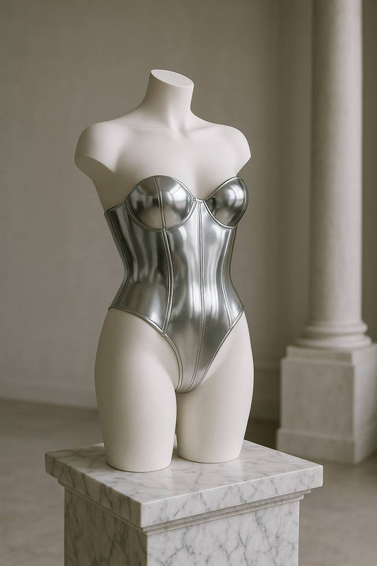 Silver Sculptural Corset – Big