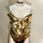 Maternity Gold Sculptural belly Corset